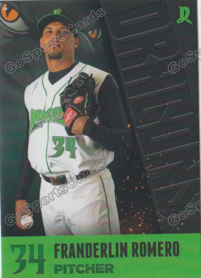 2016 Dayton Dragons Franderlin Romero