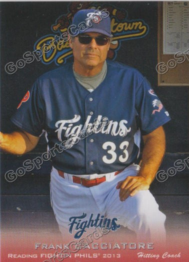 2013 Reading Fightin Phils Phillies Frank Cacciatore