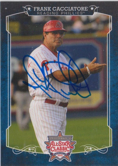 Frank Cacciatore 2012 Eastern League All Star (Autograph)