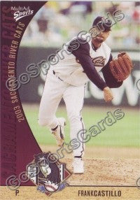 2003 Sacramento River Cats Multi-Ad Frank Castillo