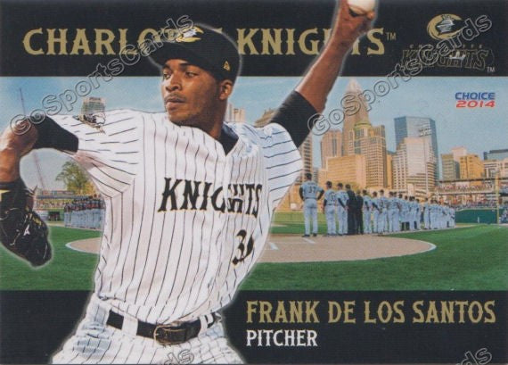 2014 Charlotte Knights Frank De Los Santos