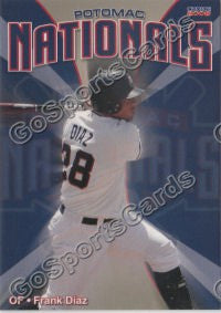 2008 Potomac Nationals Frank Diaz
