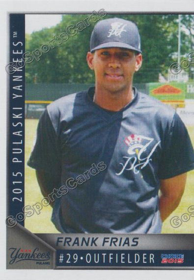 2015 Pulaski Yankees Frank Frias