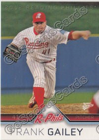 2012 Reading Phillies Frank Gailey