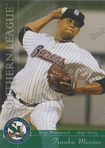 2015 Southern League Top Prospect Frankie Frank Francellis Montas