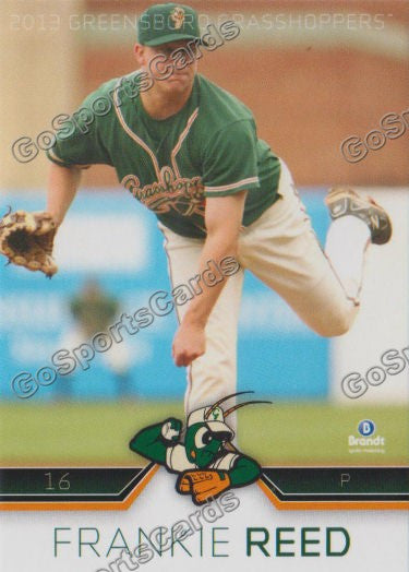 2013 Greensboro Grasshoppers Frankie Reed