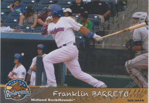 2016 Midland RockHounds Franklin Barreto