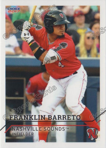 2017 Nashville Sounds Franklin Barreto