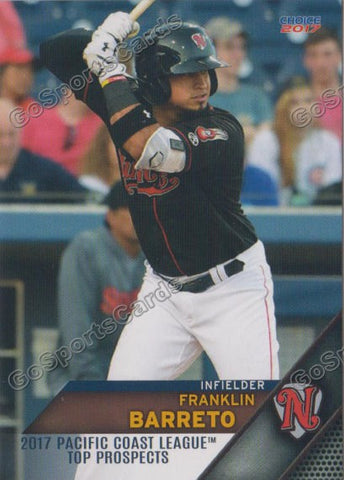 2017 Pacific Coast League Top Prospect PCL Franklin Barreto