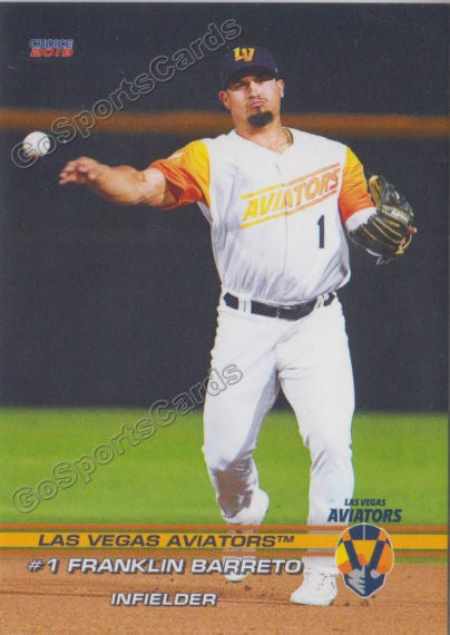 2019 Las Vegas Aviators Franklin Barreto