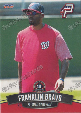 2017 Potomac Nationals Franklin Bravo