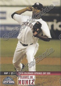 2009 Colorado Springs Sky Sox Franklin Nunez