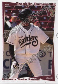 2010 Wisconsin Timber Rattlers Franklin Romero Jr