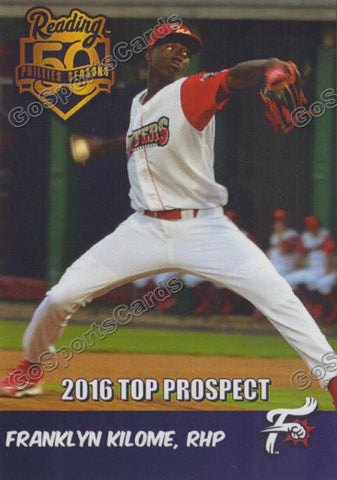 2016 Reading Fightin Phils Top Prospect 25 Franklyn Kilome