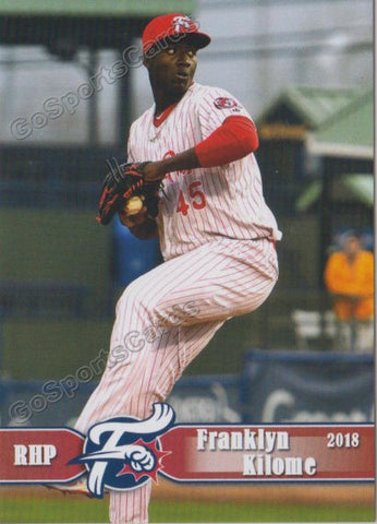2018 Reading Fightin Phils Franklyn Kilome
