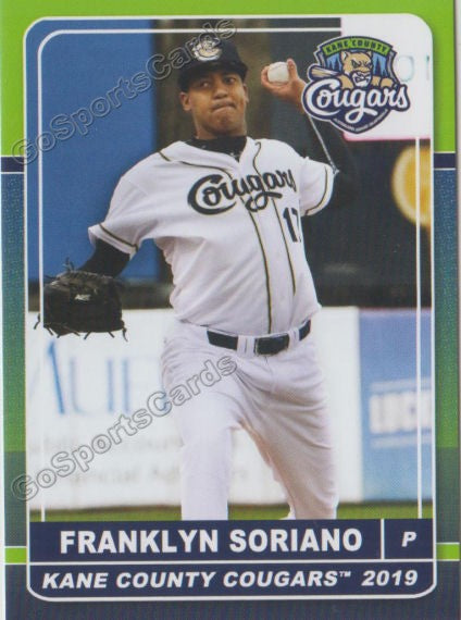 2019 Kane County Cougars Franklyn Soriano
