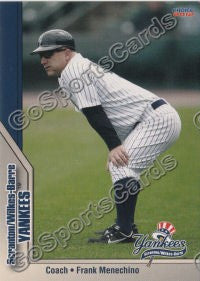2012 Scranton Wilkes Barre Yankees Empire State Frank Menachino