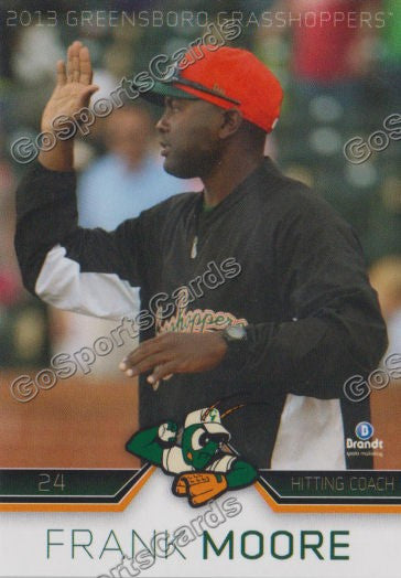 2013 Greensboro Grasshoppers Frank Moore