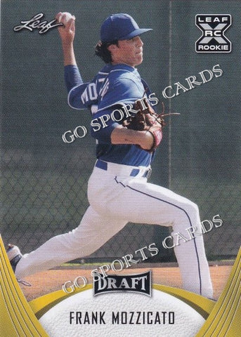 2021 Leaf Draft Gold 27 Frank Mozzicato XRC