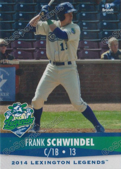 2014 Lexington Legends Frank Schwindel