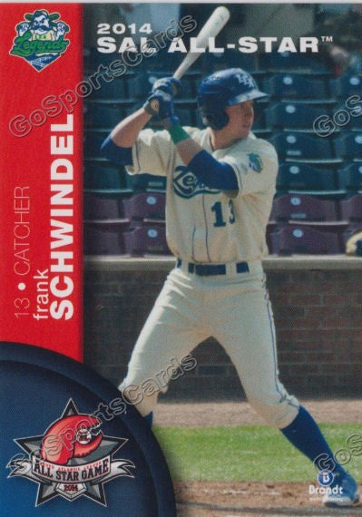 2014 South Atlantic League All Star SD Frank Schwindel