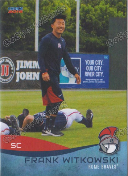 2016 Rome Braves Frank Witkowski