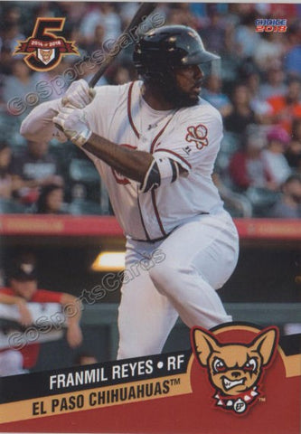 2018 El Paso Chihuahuas Franmil Reyes
