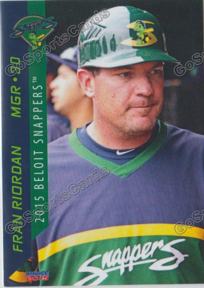 2015 Beloit Snappers Fran Riordan