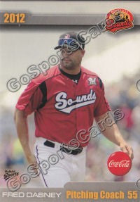 2012 Nashville Sounds Fred Dabney