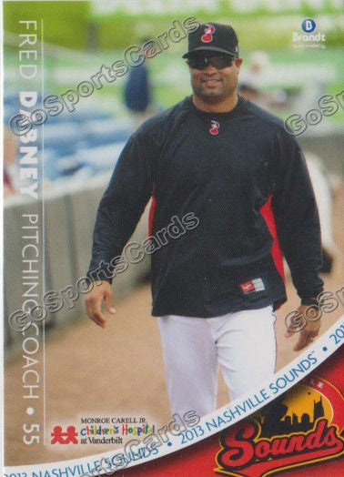 2013 Nashville Sounds Fred Dabney
