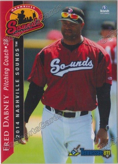 2014 Nashville Sounds Fred Dabney