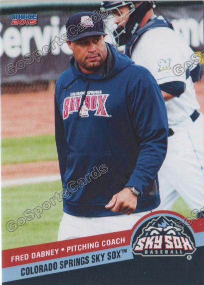 2015 Colorado Springs Sky Sox Fred Dabney