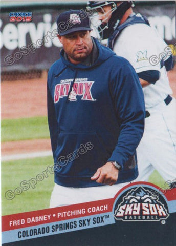 2015 Colorado Springs Sky Sox Fred Dabney