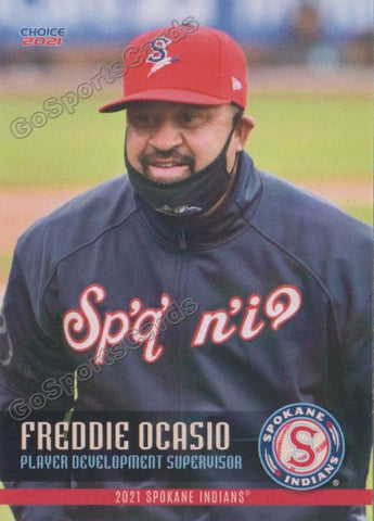 2021 Spokane Indians Freddie Ocasio