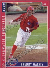 2009 Clearwater Threshers Freddy Galvis