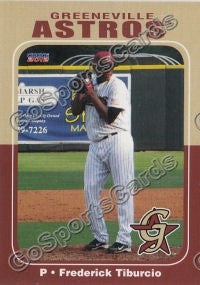 2012 Greeneville Astros Frederick Tiburico