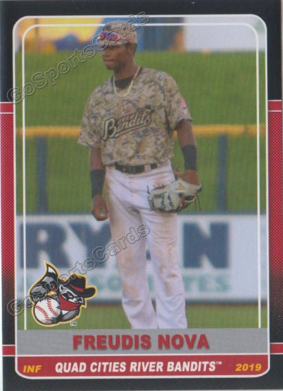 2019 Quad Cities River Bandits Freudis Nova