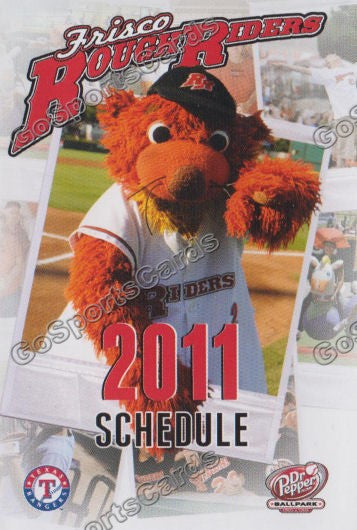 2011 Frisco RoughRiders Pocket Schedule