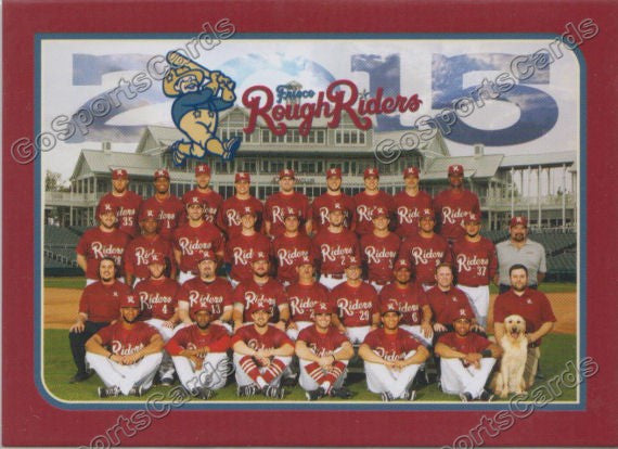 2015 Frisco RoughRiders Team Photo β Go Sports Cards