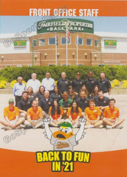 2021 Long Island Ducks Front Office Staff