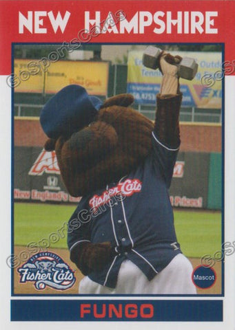 2016 New Hampshire Fisher Cats Fungo Mascot