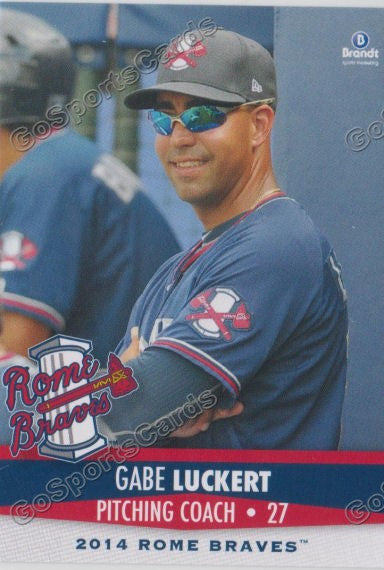 2014 Rome Braves Gabe Luckert