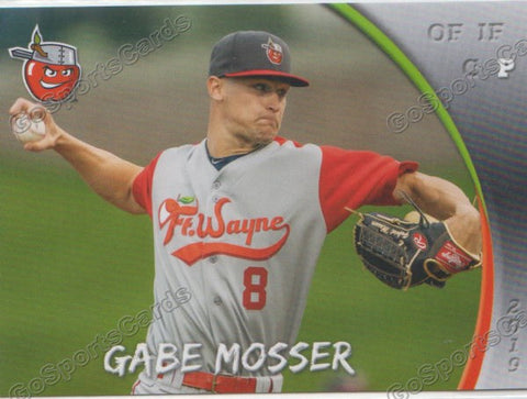 2019 Fort Wayne TinCaps Gabe Mosser