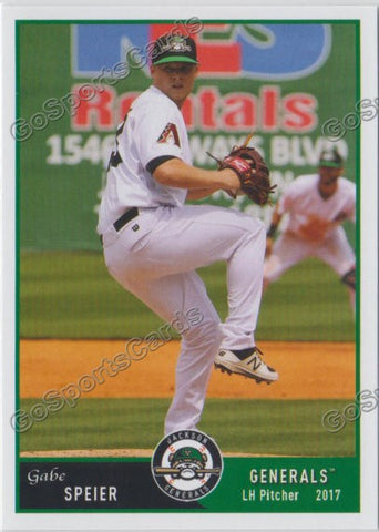 2017 Jackson Generals Gabe Speier