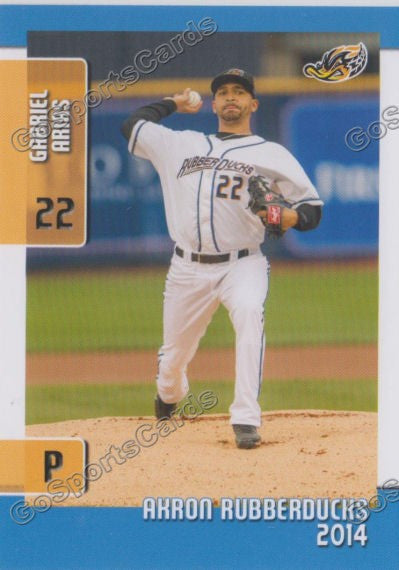 2014 Akron RubberDucks Gabriel Arias
