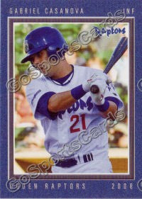 2008 Ogden Raptors Gabriel Casanova