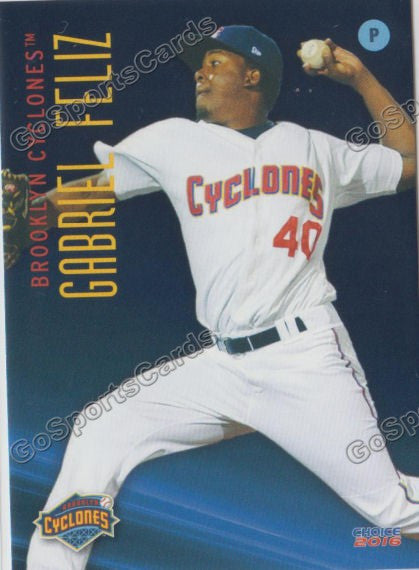 2016 Brooklyn Cyclones Gabriel Feliz