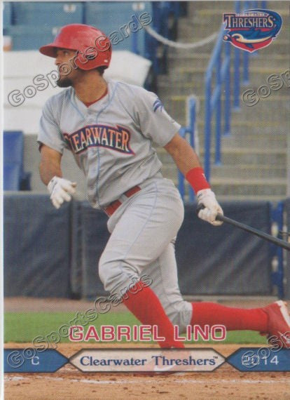 2014 Clearwater Threshers Gabriel Lino