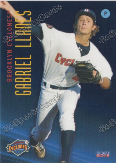 2016 Brooklyn Cyclones Gabriel Llanes