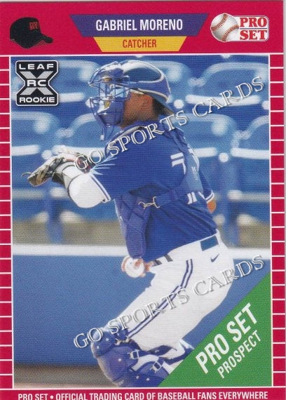 2021 Leaf Pro Set 28 Gabriel Moreno XRC Red